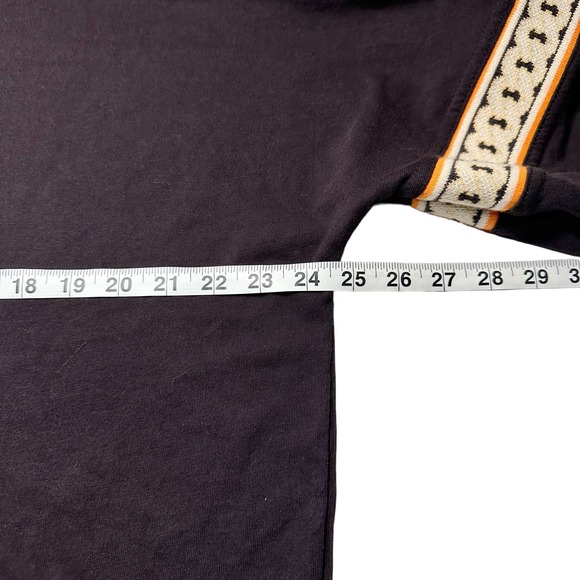 Urban Outfitters | Men | Dark Brown Drop Shoulder Ribbed LS Tee | Size Large - Picture 4 of 12